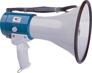 Megaphone for hire