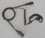 Earbud earpiece for walkie-talkies
