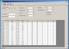 Example of PC walkie-talkie programming software